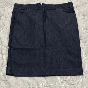 Express Navy Pencil Skirt